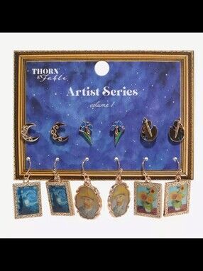 Vincent Van Gogh Earring Set *Brand New*